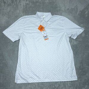Greg Norman Shirt ML75 Polo XXL Moisture Wicking Play Dry White 6985